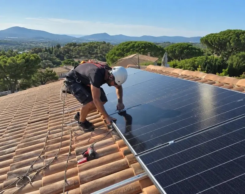 Installateur panneaux solaires Loyat — pose photovoltaïque sur toiture