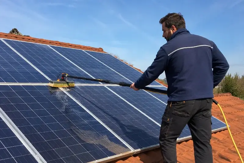 Nettoyage et entretien de panneaux solaires à Loyat